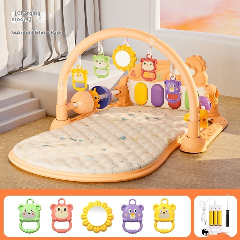 Pedal Piano Newborn Baby Toys 0-1 Years Old Gymnastic Rack Early Education Puzzle