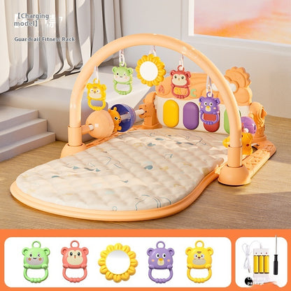 Pedal Piano Newborn Baby Toys 0-1 Years Old Gymnastic Rack Early Education Puzzle