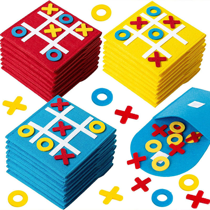 Felt Mini Jiugongge Game Board Children's Educational Puzzle