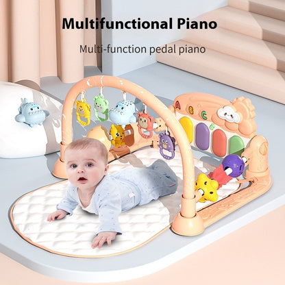 Pedal Piano Newborn Baby Toys 0-1 Years Old Gymnastic Rack Early Education Puzzle