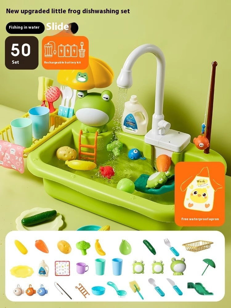 Children's Electric Dishwasher Play House Toys