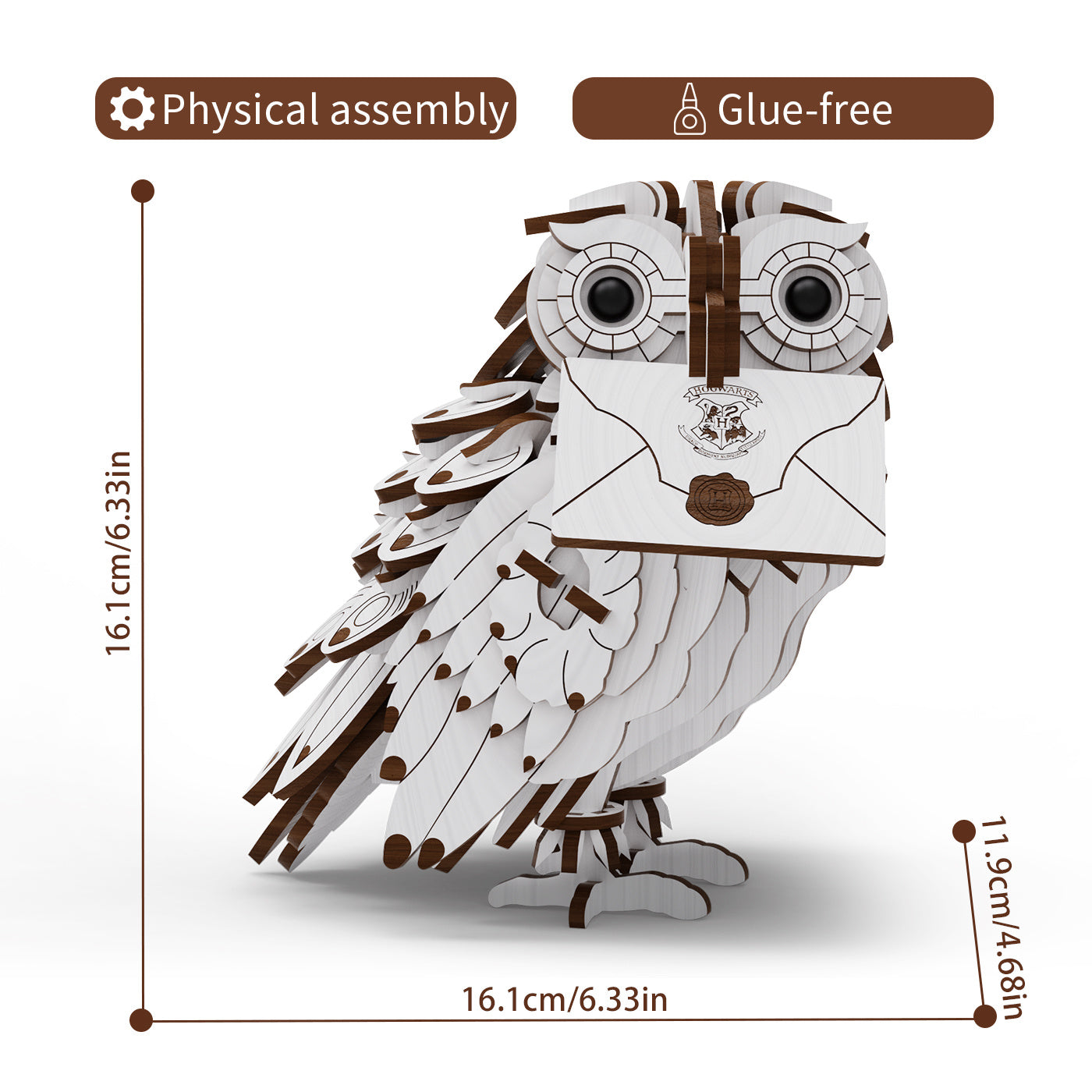 Puzzle Jouet Forêt Langage Mystère Suivi Hibou 