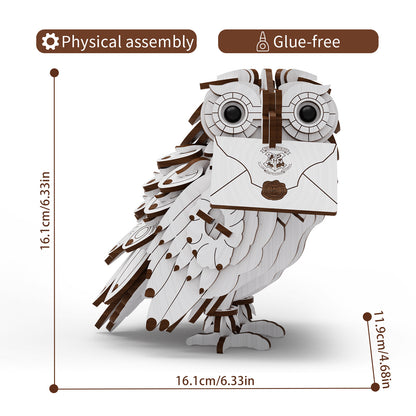 Puzzle Jouet Forêt Langage Mystère Suivi Hibou 