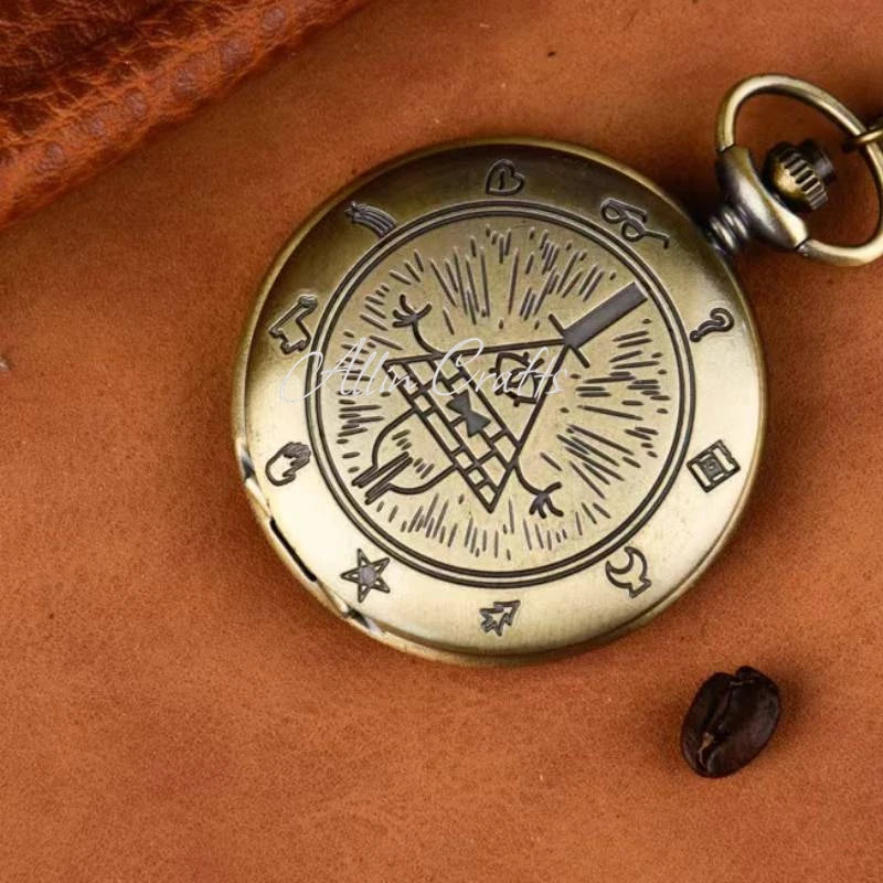 Pocket Watch Dice Xmas Pendant Mini Metal DND Dices Clock pocket watch case DND dice for DND Player Christmas Gift Pendant