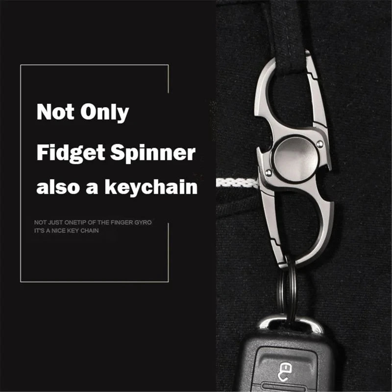 Finger Spinner Fidget Hand Spinner Anti-Anxiety Toy Relieves Stress Finger Spinner Ketchain Bottle Opener Fidget Toys