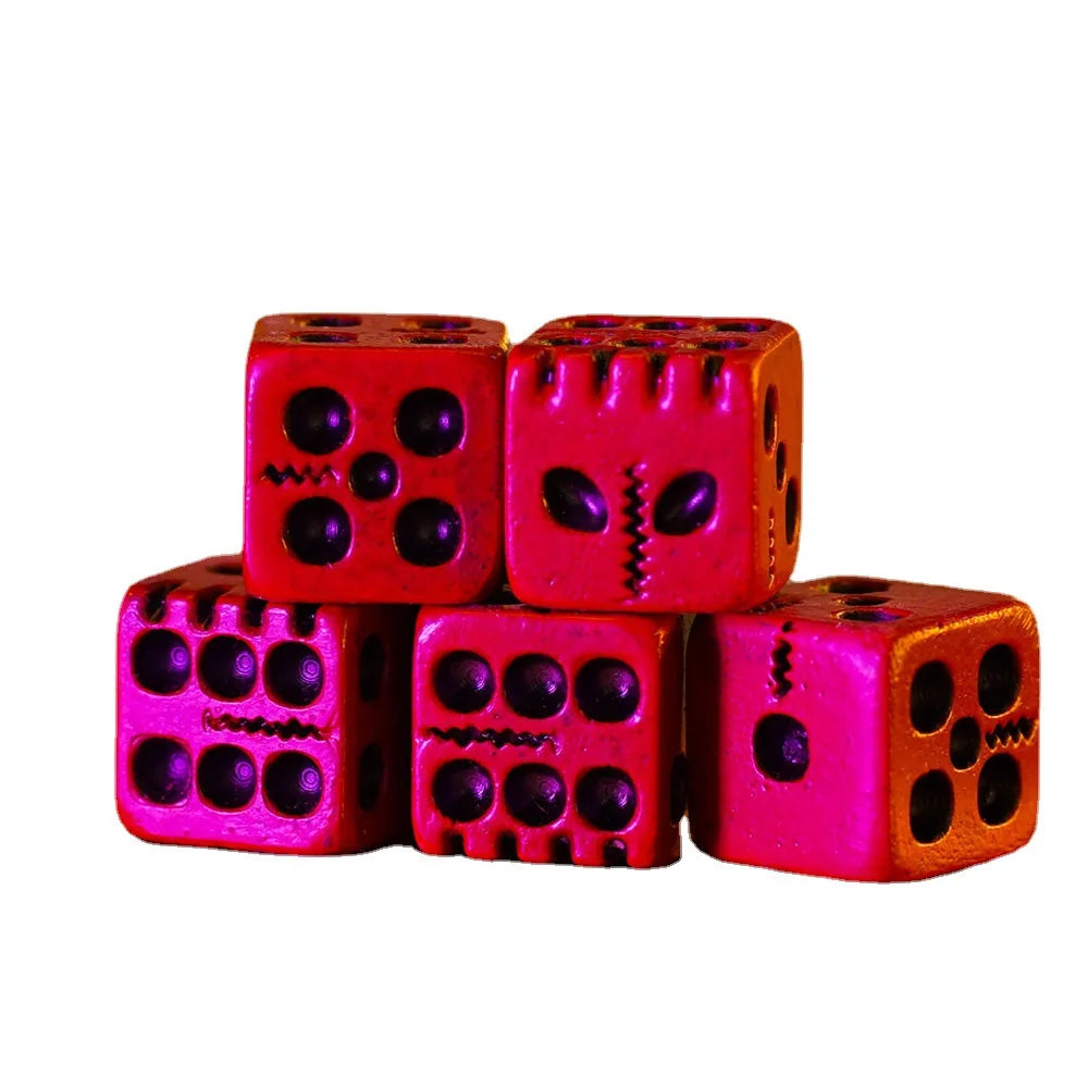 Halloween Gift Resin Dice Monster Dice, role play Dice, Dnd dice set Halloween Decoration Dice Table Game RPG Monster Dice 5PCS