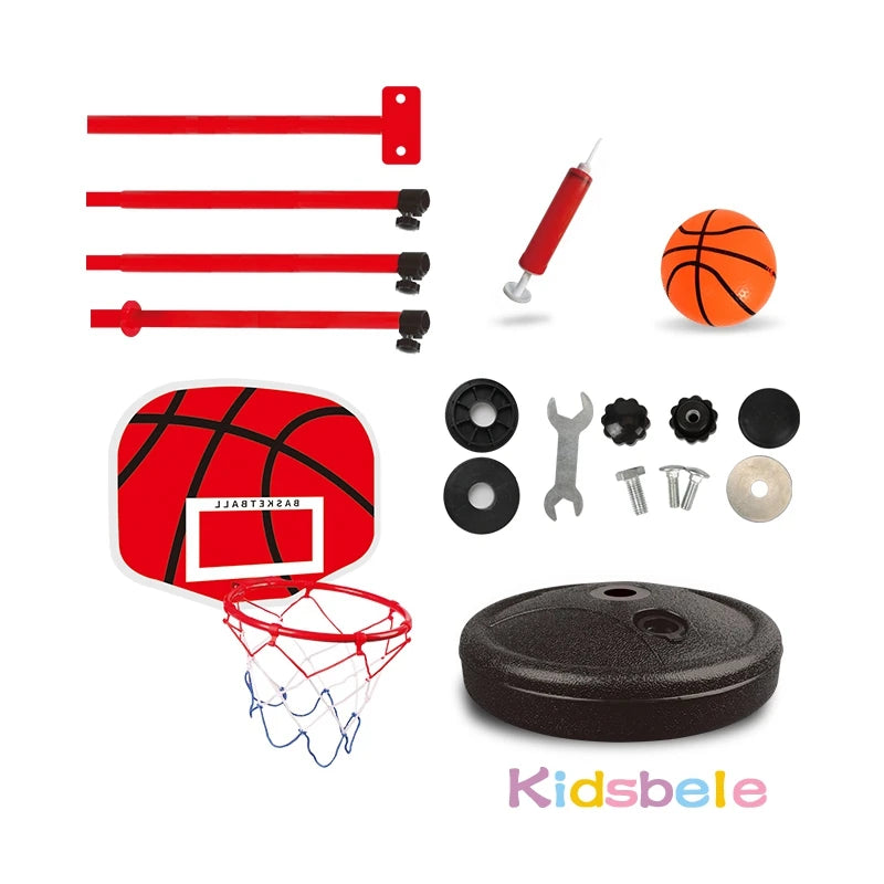 Basketball Hoop 63-150CM Toddler Adjustable Stand Rack Toys For Kids Baby Outdoor Indoor Ball Sport Basket Holder Hoop Game