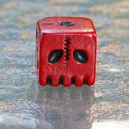 5 piezas D6 dados de Halloween calavera dados de resina Dnd dados de juego de rol dados RPG juego de dados creativos de Halloween para jugador de juegos de mesa