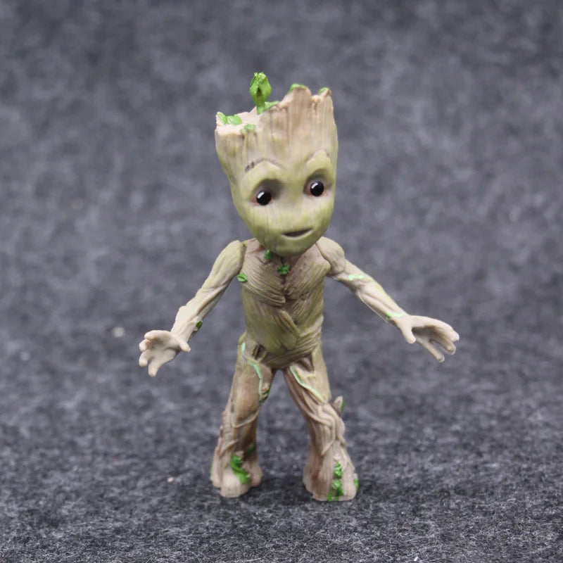 Figurine articulée Groot Tiny Cute Baby Tree Man Stand Ver 10 cm