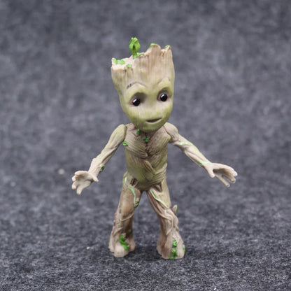 Figurine articulée Groot Tiny Cute Baby Tree Man Stand Ver 10 cm