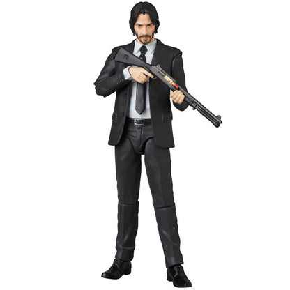 Figurine articulée articulée en PVC Mafex 085 John Wick avec chiens