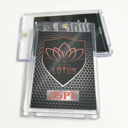 Funda protectora para tarjetas de 35 PT para tarjetas de tablero TCG/Yugioh/MTG, funda protectora para almacenamiento de tarjetas, funda protectora para fútbol deportivo