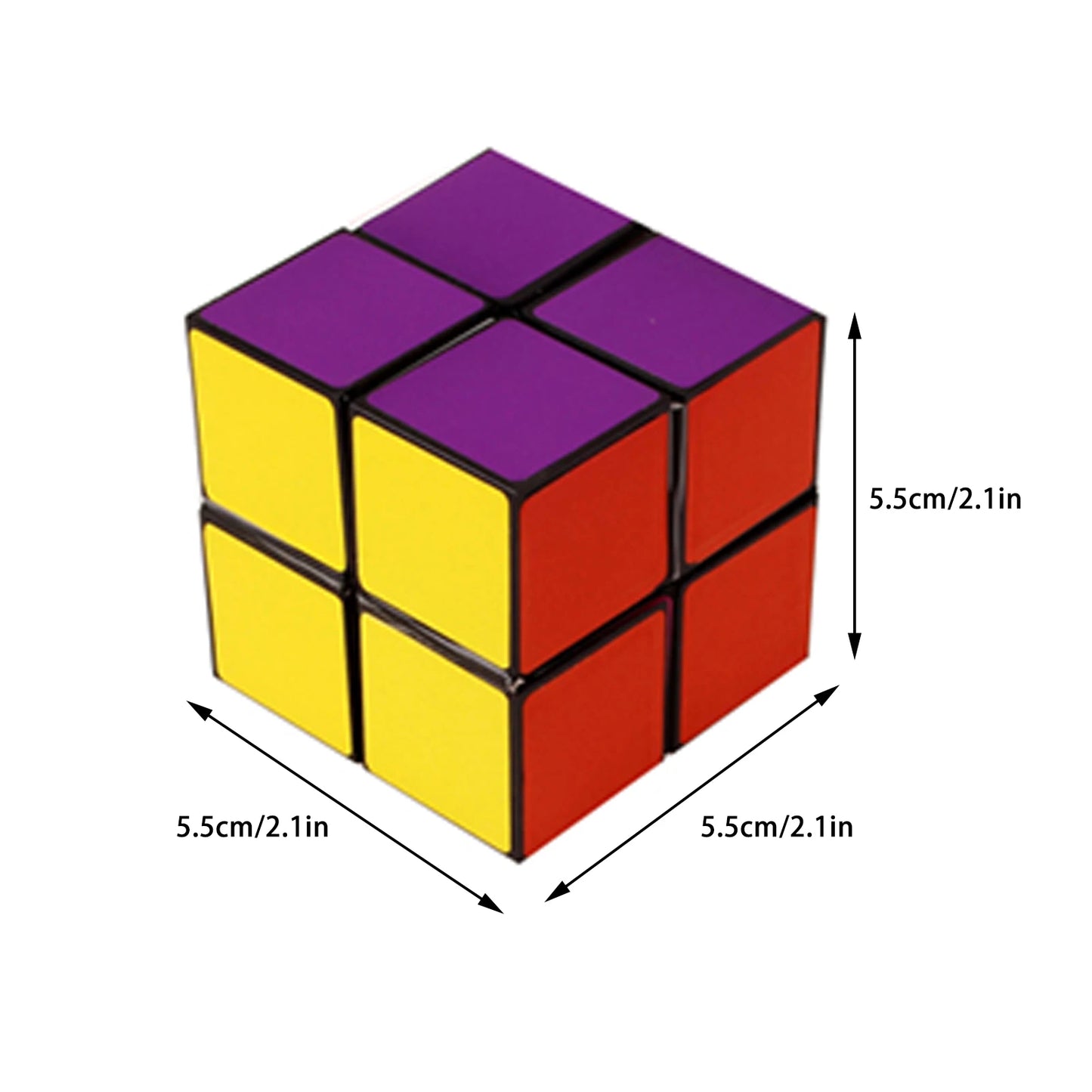 Cubo mágico antiestrés en 3D con forma de estrella infinita, rompecabezas cúbico giratorio para oficina, juguetes para aliviar el estrés para niños y adultos con autismo