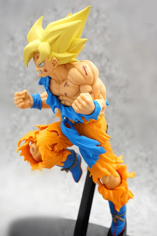 Figura de colección de juguetes de 19 cm del anime Dragon Ball Z Super Jump 50 aniversario Son Goku