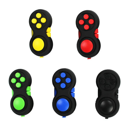 Nouveau contrôleur de jeu Fidget de qualité supérieure, jouet de mise au point en plastique ABS lisse, soulagement du stress, presser amusant, main chaude, cadeau interactif