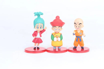 Lot de 13 figurines de personnages de l'anime Dragon Ball Z, version mignonne, modèle de jouets