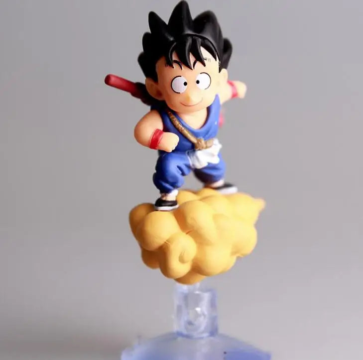 Dragon Ball Z Kids Flying Son Goku on somersault clouds Car Decoration Action Figure Model Toys