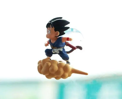 Dragon Ball Z Kids Flying Son Goku on somersault clouds Car Decoration Action Figure Model Toys