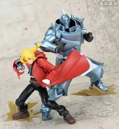 Figurine articulée Anime Fullmetal Alchemist Edward Elric Alphonse REVOLTECH YAMAGUCHI Modèle Jouets