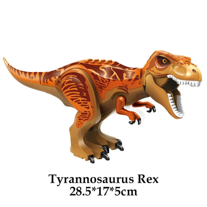 Monde des dinosaures du Jurassique Raptor brutal T-Rex Triceratops Indominus Rex Modèle Blocs de construction Dino Velociraptor Figure Briques Jouets