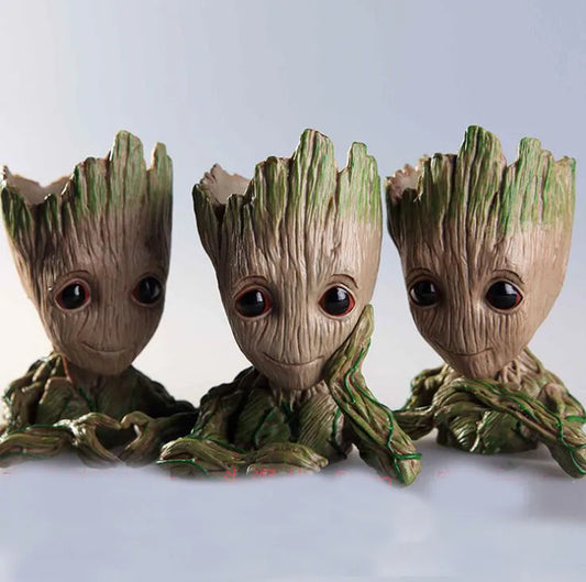 Figurines d'action Groot Tree Flowerpot Jouets modèles