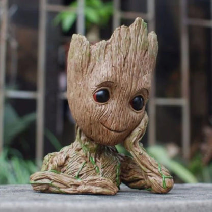 Figurines d'action Groot Tree Flowerpot Jouets modèles