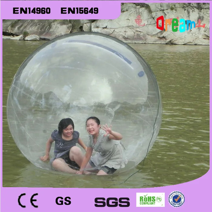 Free Shipping Walk on Water Ball Water Sports Balloon Giant Water Ball Zorb Ball Ballon Inflatable Human Hamster Water Football