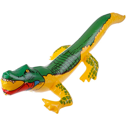 Crocodile gonflable Blow Up Funny Water Toys Crocodile Toy Alligator Ballon pour l'été Plage Piscine Jouets gonflables