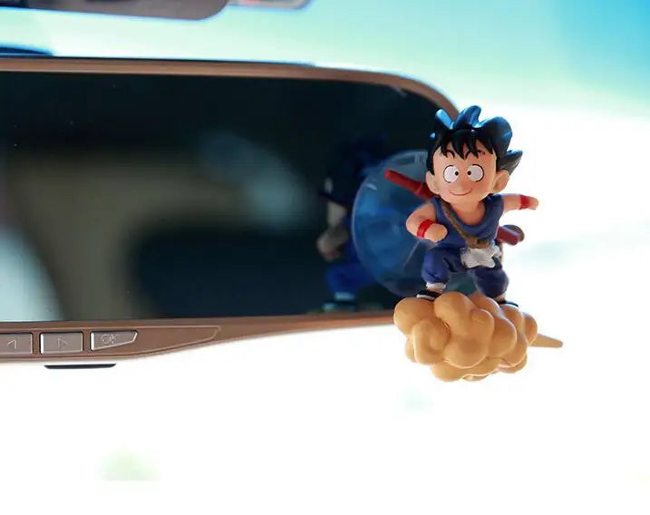 Dragon Ball Z Kids Flying Son Goku on somersault clouds Car Decoration Action Figure Model Toys