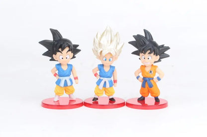 Lot de 13 figurines de personnages de l'anime Dragon Ball Z, version mignonne, modèle de jouets