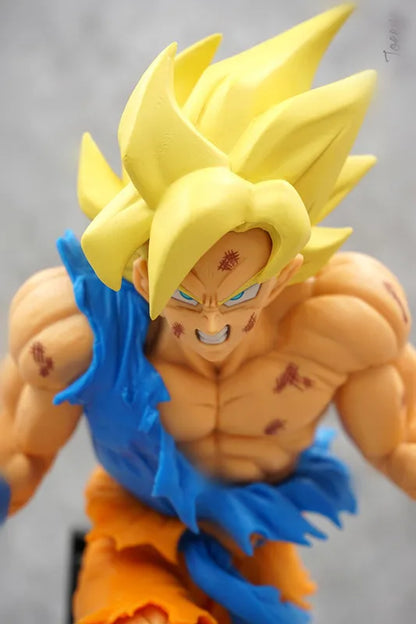 Figura de colección de juguetes de 19 cm del anime Dragon Ball Z Super Jump 50 aniversario Son Goku