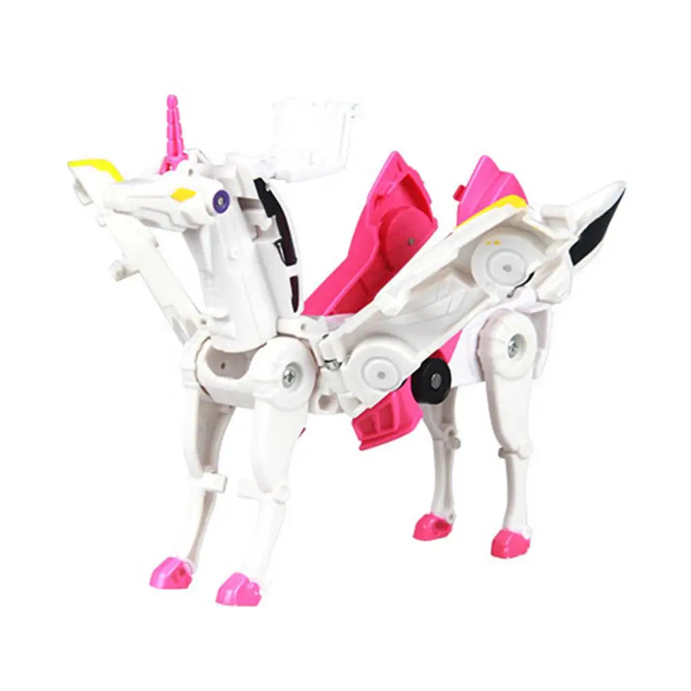 New Deformable Combining Toys Cars Assemble Into Flying Horse Figure Excellent Transformation Mini Robot Car Toys For Children