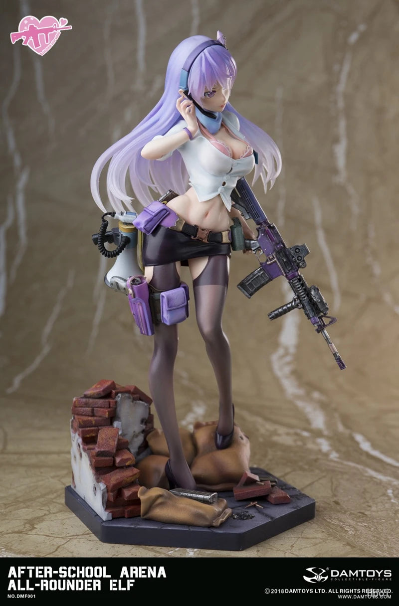 Figura de anime de chica sexy de 21 cm After-School Arena - First Shot: figura de acción ELF todoterreno Figuras hentai Colección para adultos Modelo