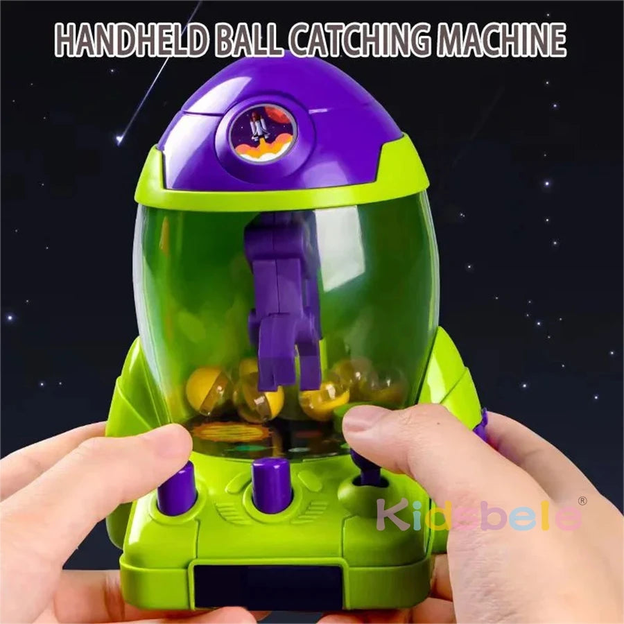 Claw Machine Portable Cute Colorful Shape Space Claw Machine For Kids For Tabletop Rocket Ball Machine Toy