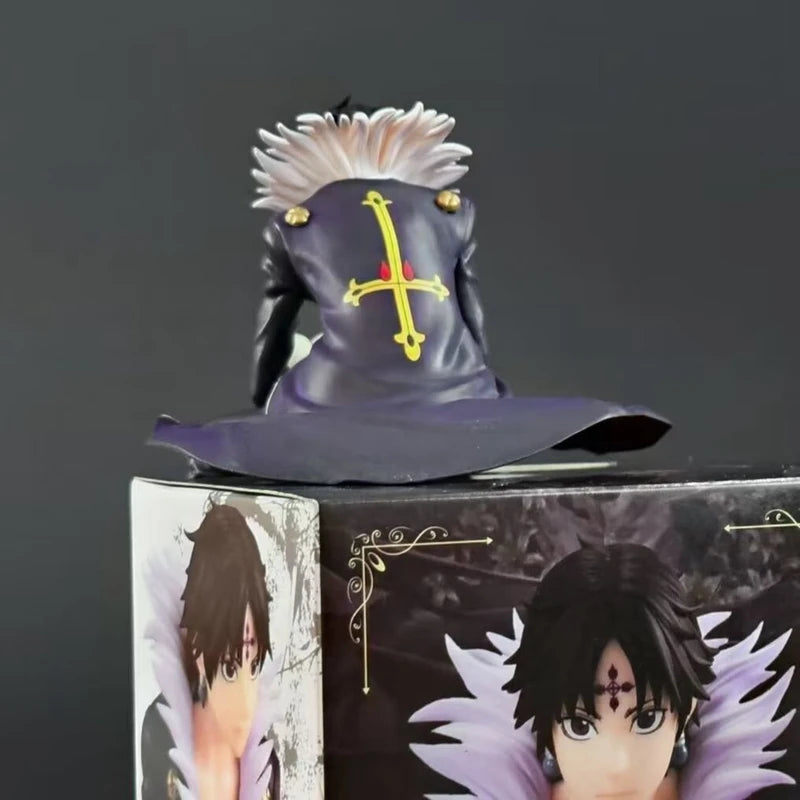 Figurine d'anime Hunter×Hunter Phantom Troupe Chrollo 15 cm Figurine d'action Killua Figurine Collection Noodle Stopper Modèle Jouets Cadeau