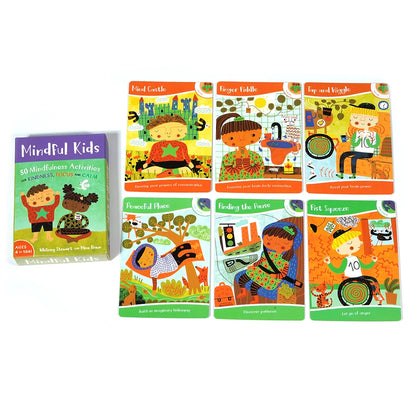 Mindful Kids 50 activités de jeu de cartes de pleine conscience pour la gentillesse, la concentration et le calme 50 jeux créatifs de pleine conscience