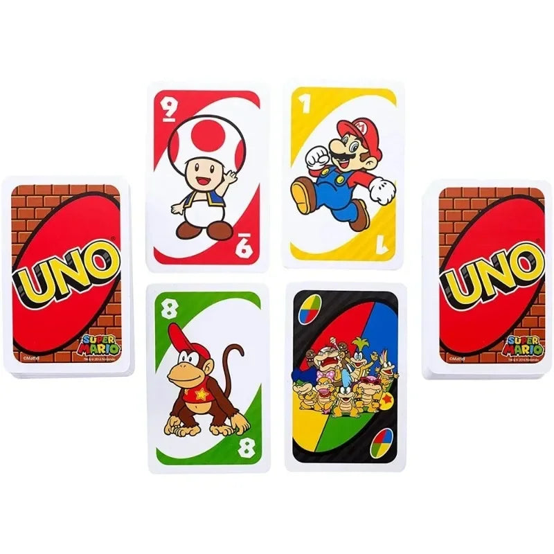 ONE FLIP ! Jeux de société Cartes à jouer UNO Harry Narutos TOTORO Jeu de cartes de Noël pour enfants Adultes Cadeau d'anniversaire pour enfants