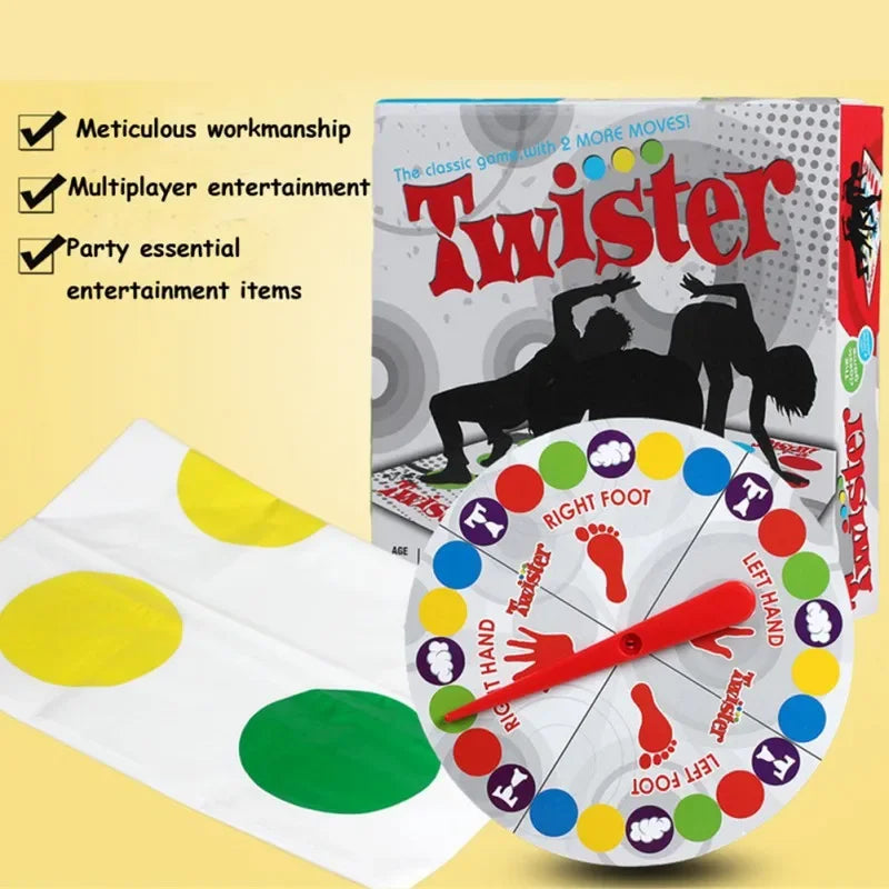 Juego Twist Divertido Niño Familia Cuerpo Twist Move Mat Juego de Mesa Fiesta Divertidos Juegos de Mesa Juego de Fiesta Juego Familiar