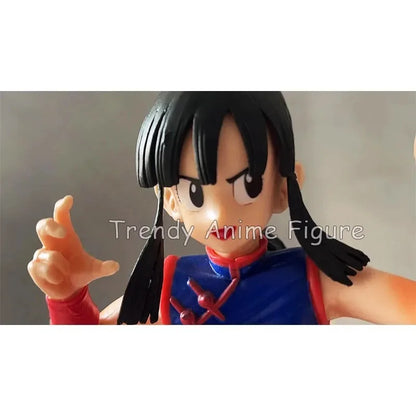 Dragon Ball Action Figure EX Chichi Figurine 17cm Tenkaichi Budokai Combat Posture Collectible Doll Son Goku's Wife Model Toys