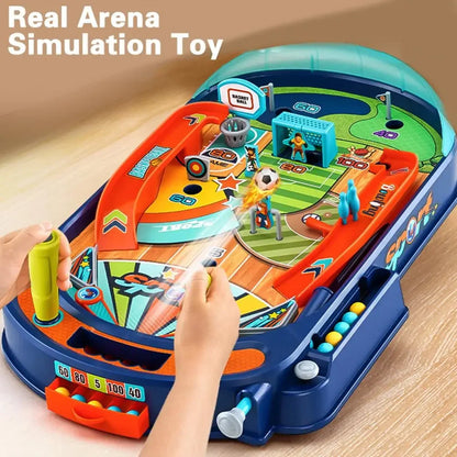 Jeu de société interactif à deux joueurs, jouet de table de combat de flipper amusant pour enfants, console de jeu de sport de flipper, cadeaux d'anniversaire de Noël