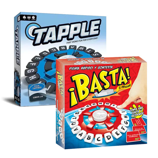 EN STOCK ! Tapple Word Game Jeu de société familial rapide Le jeu de réflexion rapide sur les lettres pour les enfants Puzzle Learn Basta