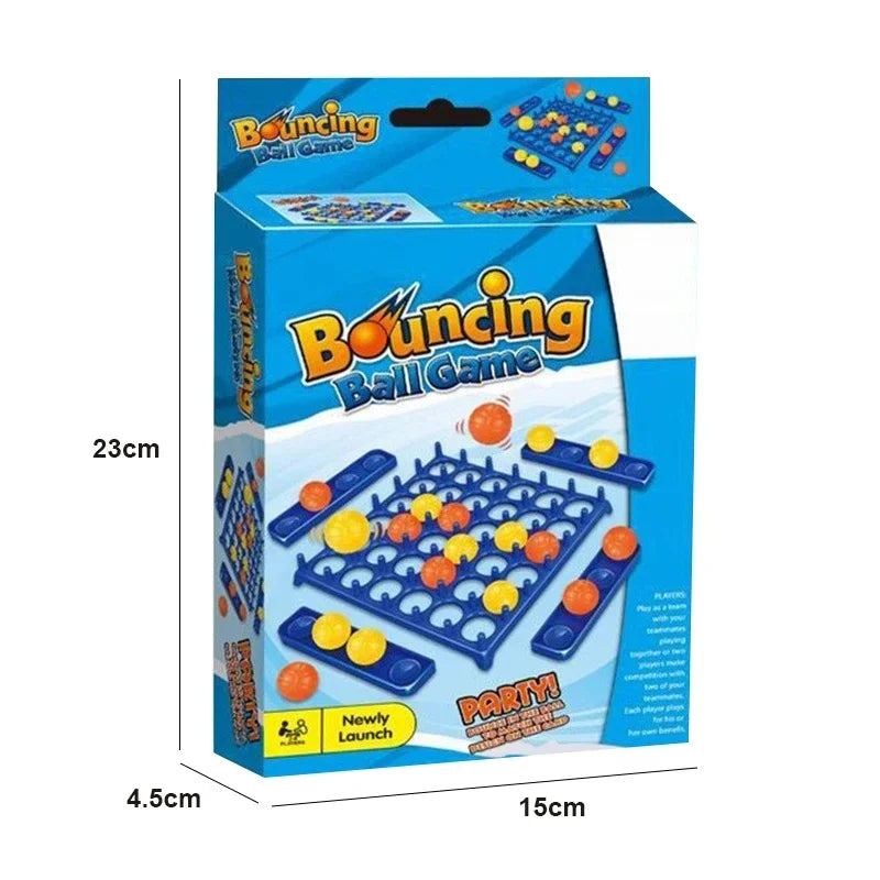 Children Education Toy Party Game Bouncing Ball Toy Board Game Stress Relieving Toys 1- 4 Players Competition Family Interaction