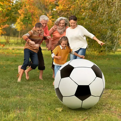 Jeux de plage en plein air PVC épaissi géant gonflable ballon de plage jouets de football herbe football école maternelle amusant sport balle