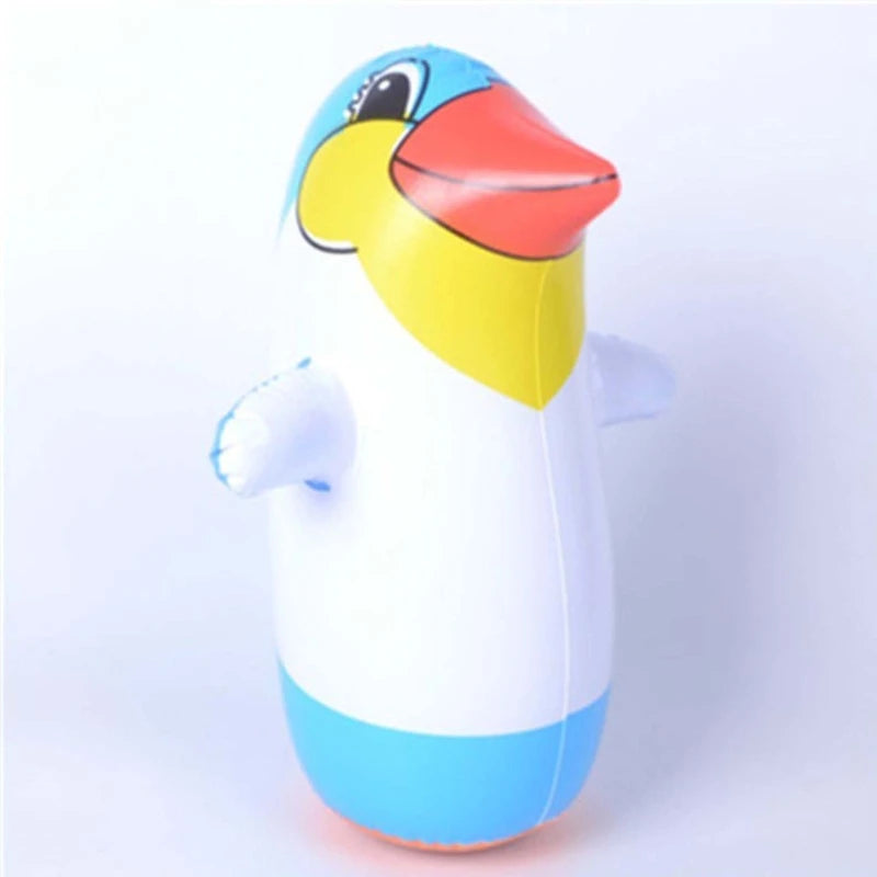 Jouet gonflable en PVC 36 cm/45 cm/70 cm, gobelet créatif et réaliste en forme de pingouin de dessin animé pour enfants, cadeaux pour piscine et plage