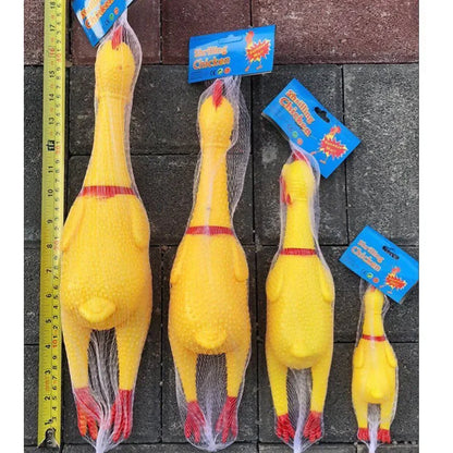 Crazy Huge Rubber Chicken Toy Giant Screaming Noise Makers for Parties Pranks Practical Jokes Squeaks Up To Novelty Gag Toys