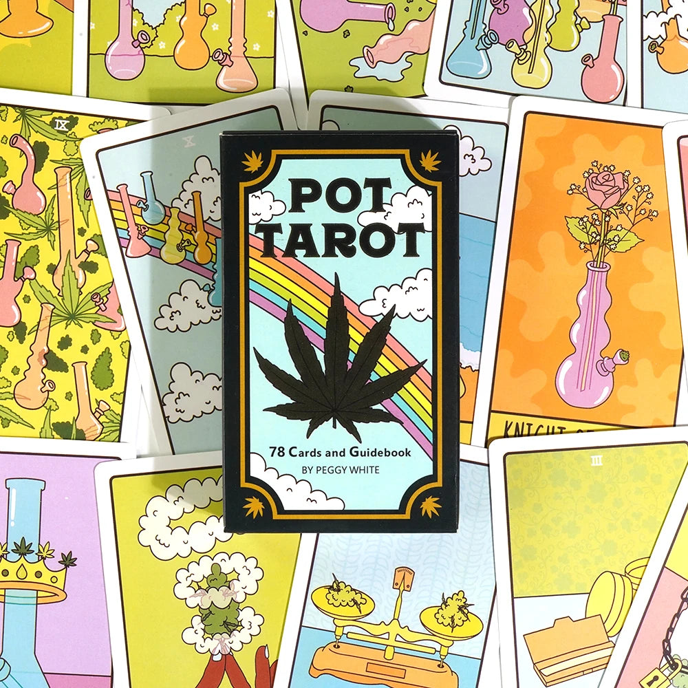 Jeu de 78 cartes de tarot en pot, version de voyage, format de poche, pour débutants, apprentissage du tarot