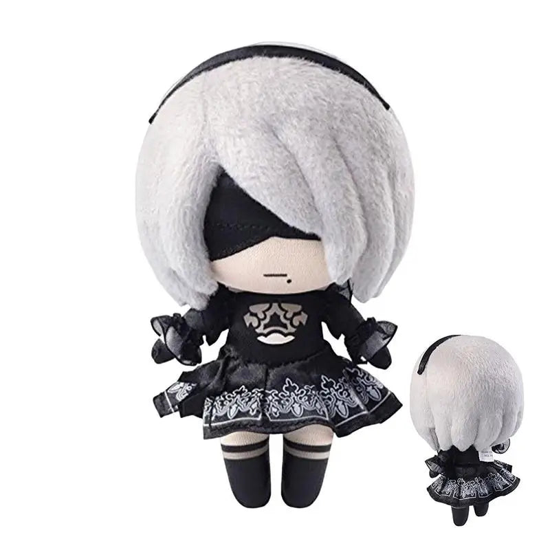 23CM NieR:Automata SQUARE ENIX Anime 2B 9S Anime Juego Película Dibujos animados Juguetes Peluche Animal Navidad Muñeco de dibujos animados Regalo