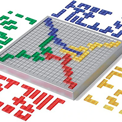 Juego de estrategia Blokus Juego de mesa Juguetes educativos Juego de cuadrados Fácil de jugar para niños Serie de juegos de interior Regalo de fiesta para niños