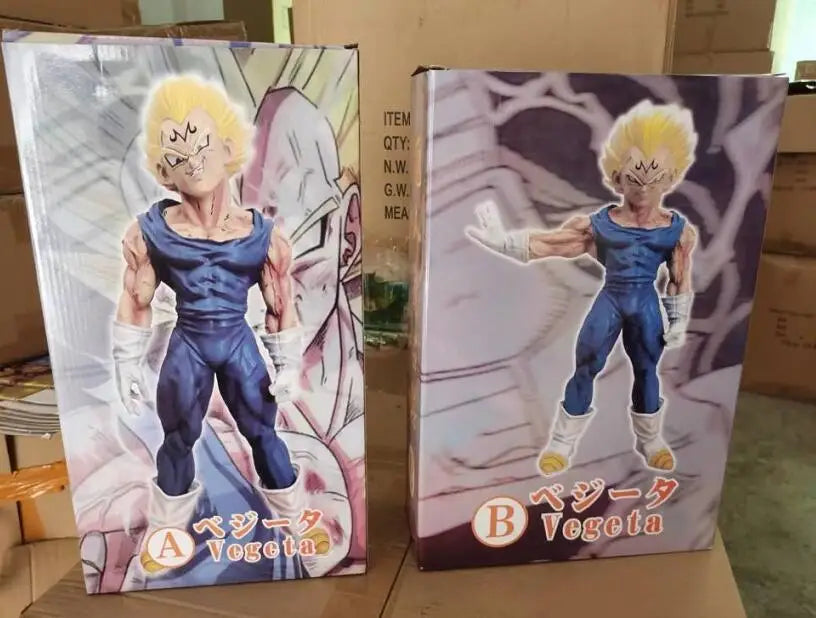 Figura de colección de juguetes modelo de alta calidad de Dragon Ball Z Majin Vegeta de 38 cm de gran tamaño