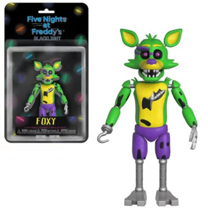 Figurine d'action FNAF 14 cm Freddy Bonnie Foxy Figurines Collection Modèle Jeu Rôle Poupée Cauchemar Fredbear Figurine Mobile Jouets Cadeau